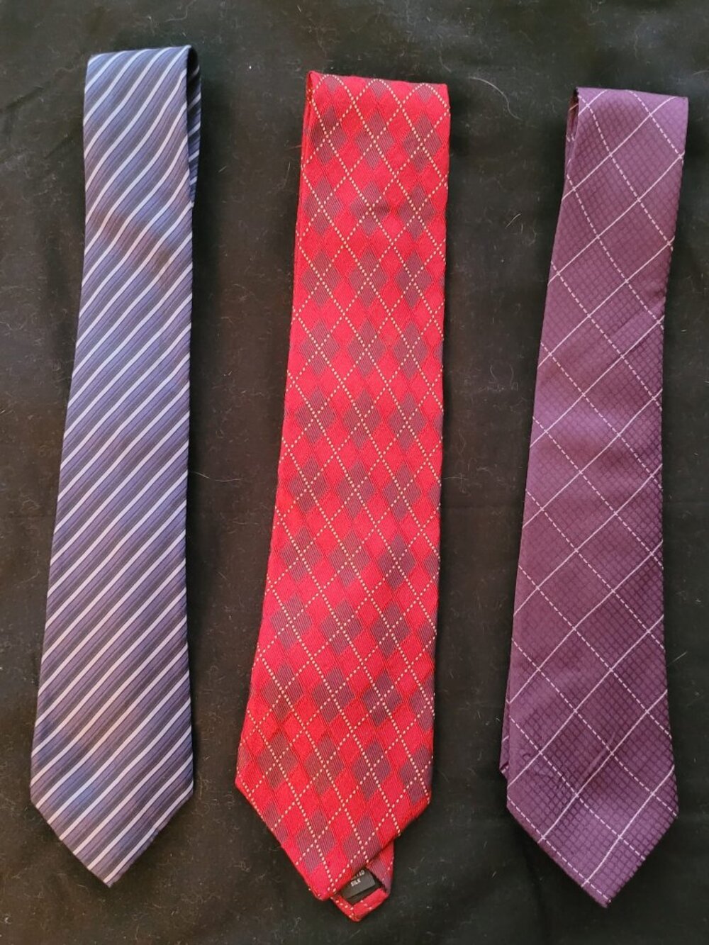 7 ties, different brands